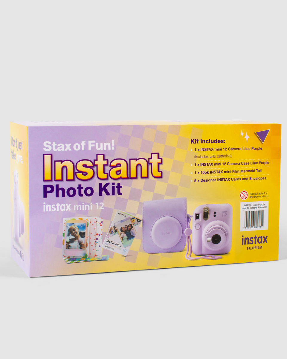 FUJIFILM INSTAX MINI 12 Instant Film Holiday Camera Bundle (Lilac Purple) -  Ace Photo