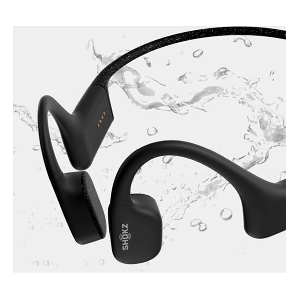 SHOKZ OpenSwim Open Ear MP3 Player Swimming Headphones Black