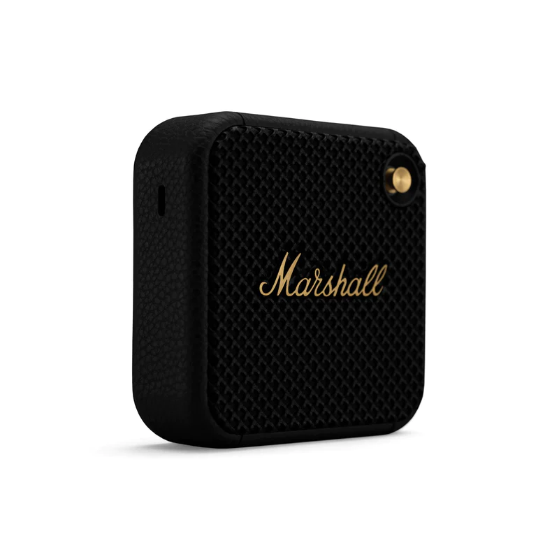 Marshall Willen Bluetooth Speaker (Black & Brass) – Camera Electronic