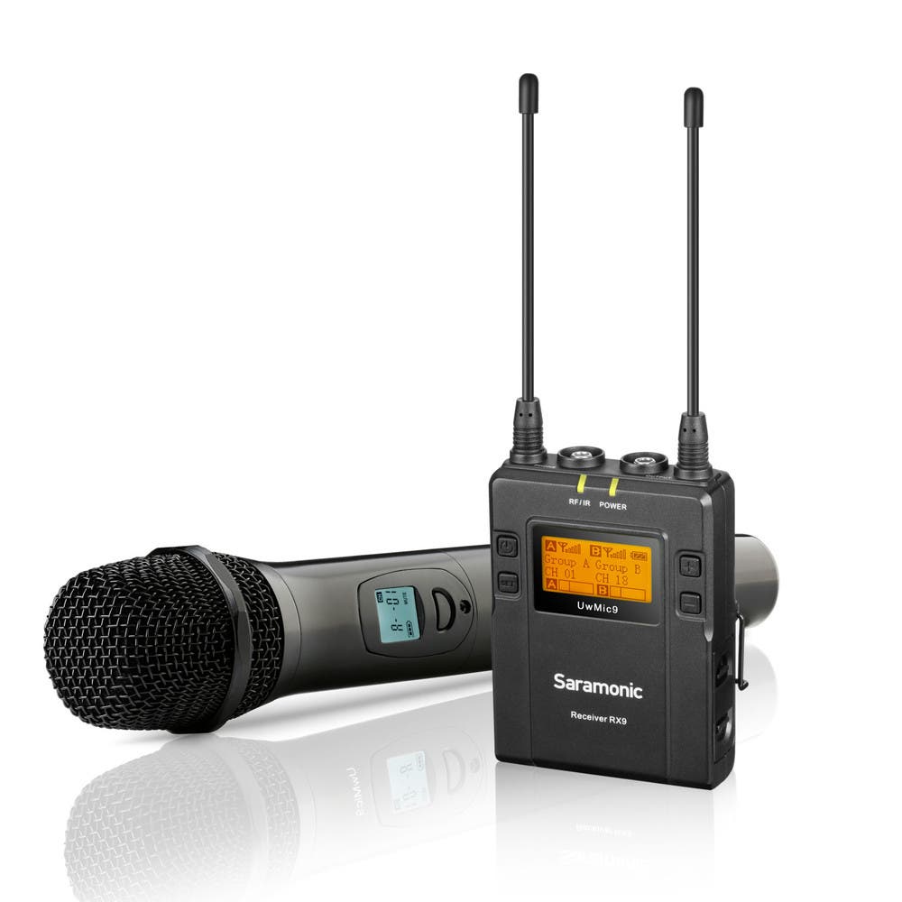 Saramonic UWMIC9 1x HU9 1x RX9 UHF Wireless Handheld Microphone