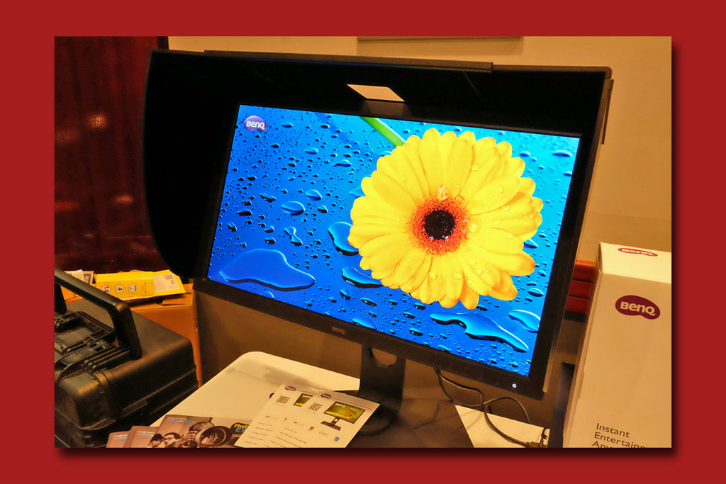 Camera Electronic, Computer Screen with yellow flower