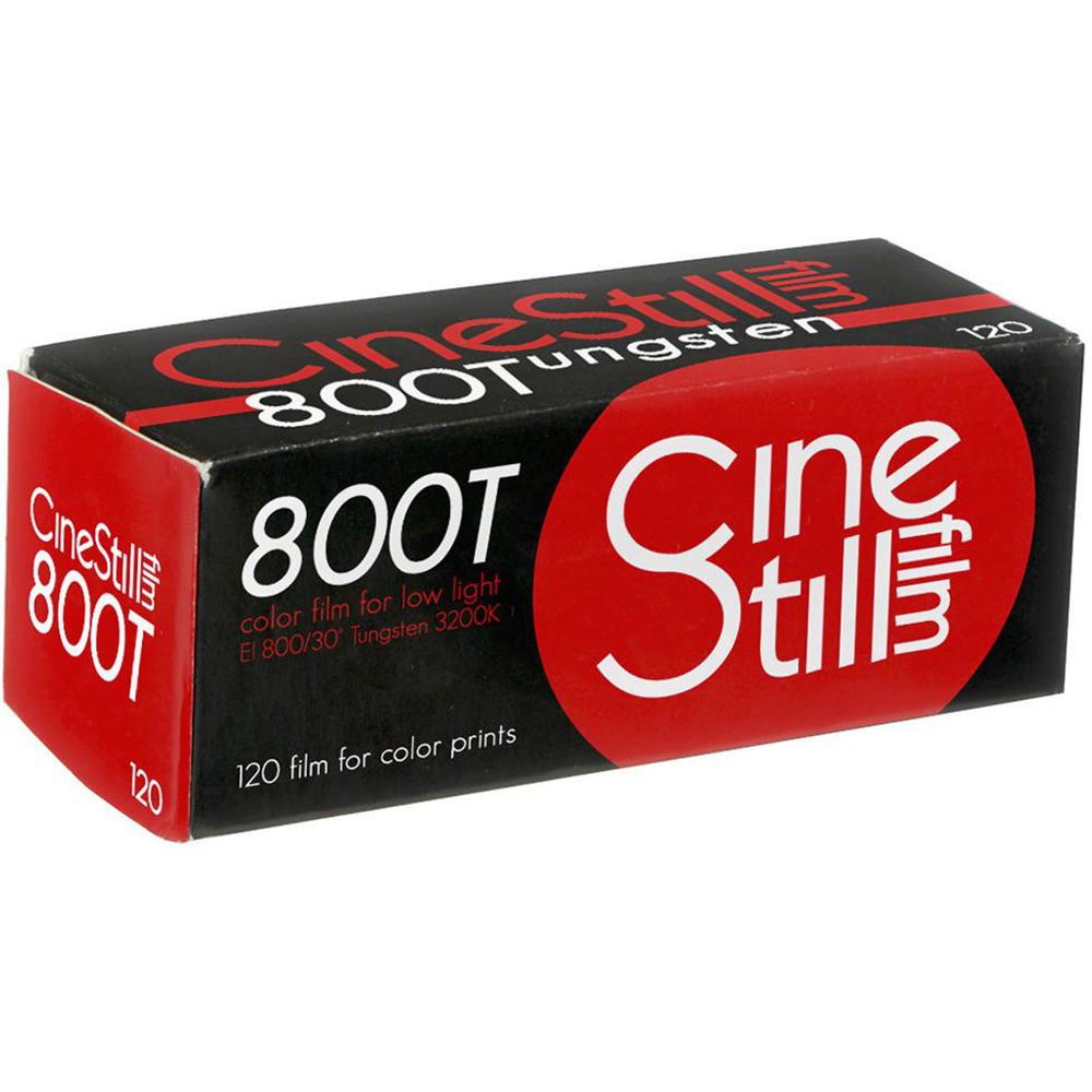 CineStill Film 800Tungsten Xpro C-41 Color Negative Film (120 Roll Film)