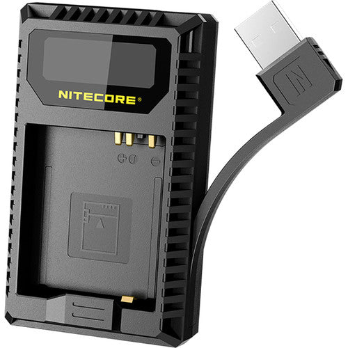 Nitecore UL109 Dual-Slot USB Charger for Leica BP-DC15-E Battery