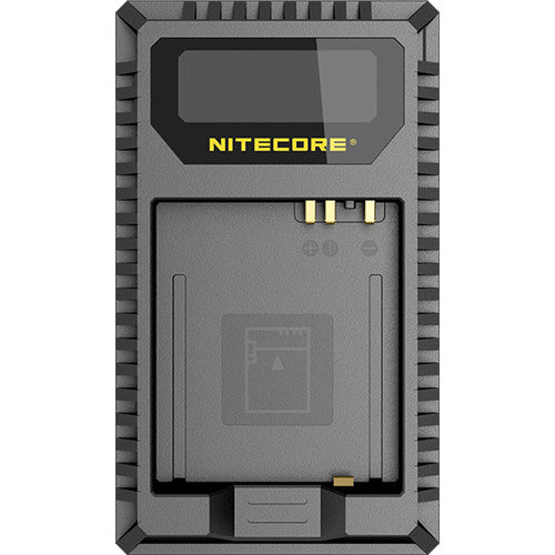 Nitecore UL109 Dual-Slot USB Charger for Leica BP-DC15-E Battery