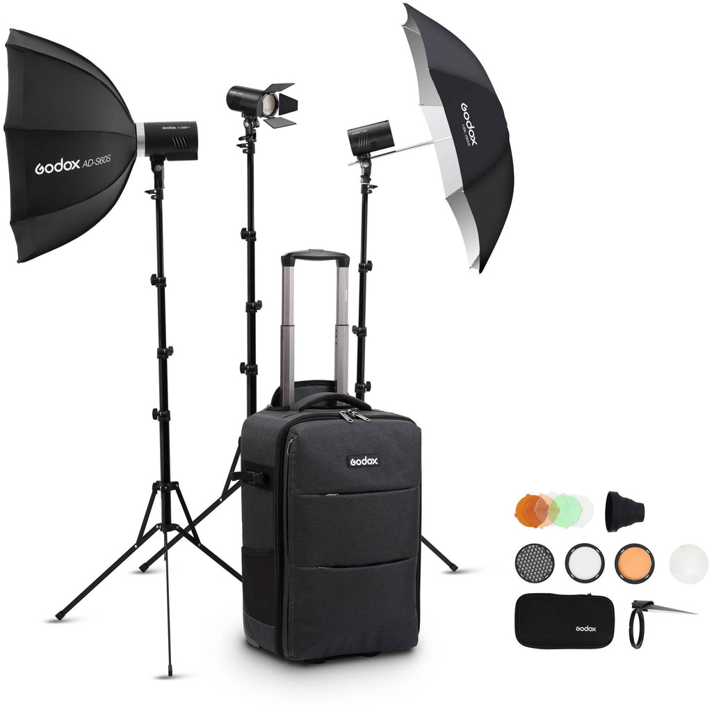 Godox AD300Pro AD100Pro 3-Light Kit