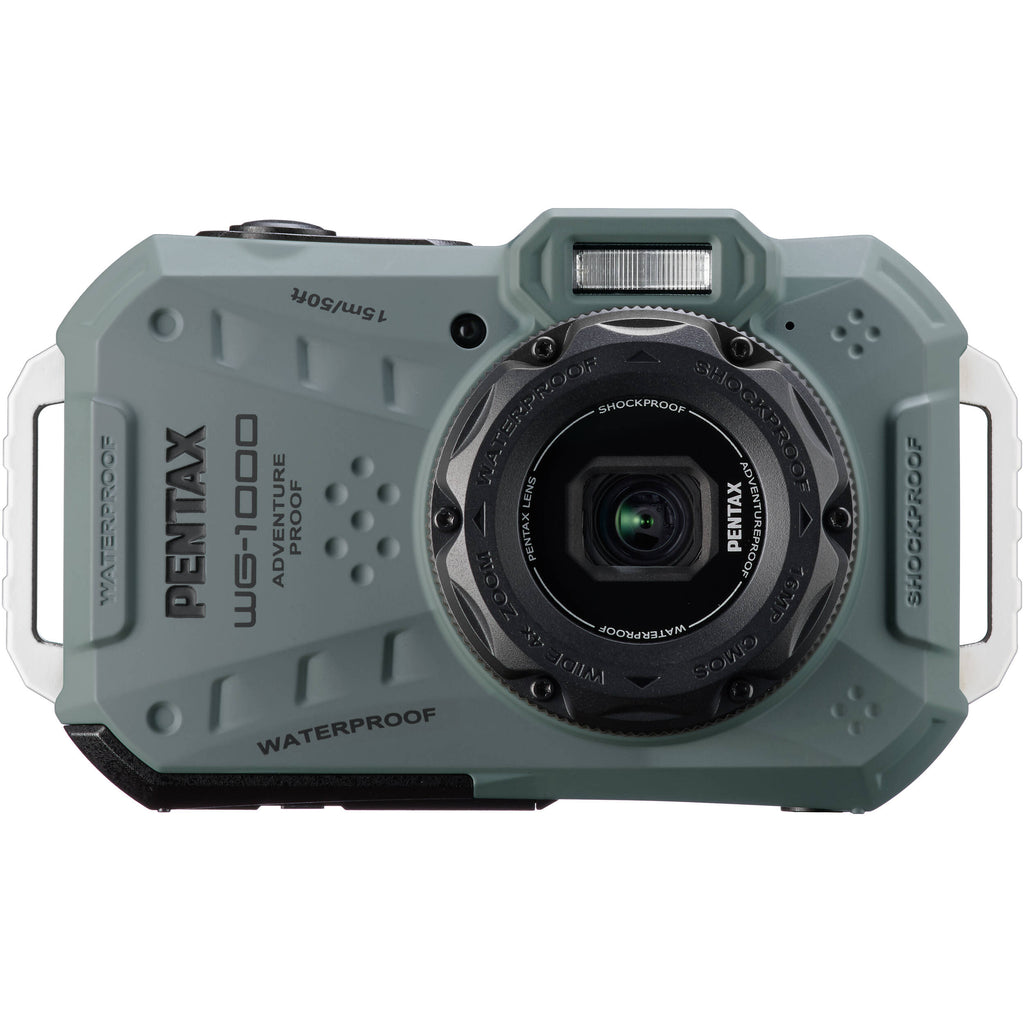 Pentax WG-1000 Waterproof Compact Camera (Olive)