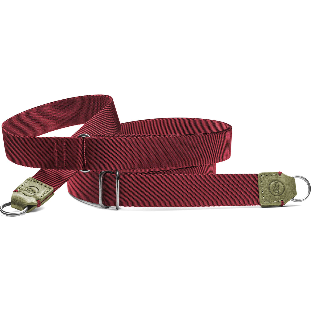 Leica D Lux-8 Leather Carrying Strap (Olive/Burgundy)