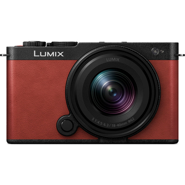 Panasonic Lumix S9 Mirrorless Camera with 18-40mm f/4.5-6.3 Lens (Red)