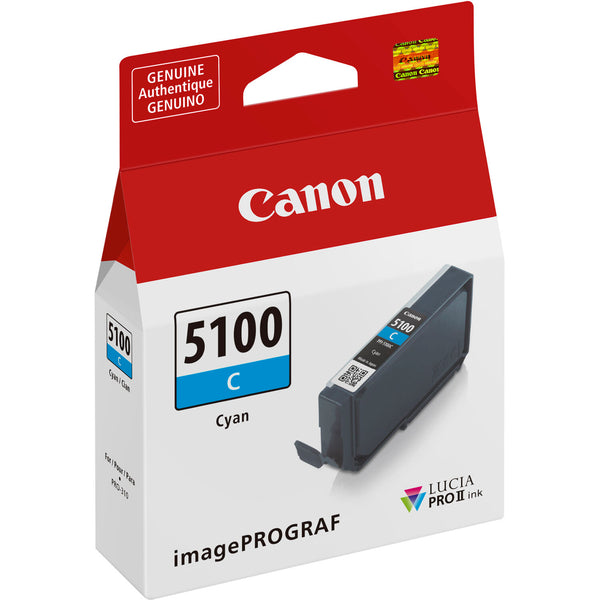 Canon PFI-5100C Cyan Ink for imagePrograph Pro-310 Printer