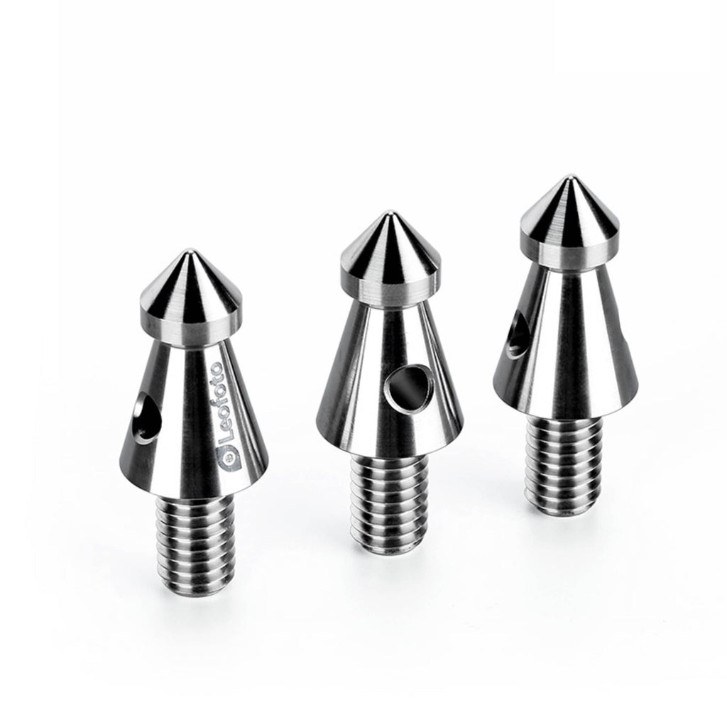 Leofoto TF-01 Titanium Tripod Spikes for 3/8" Threaded Tripod Legs