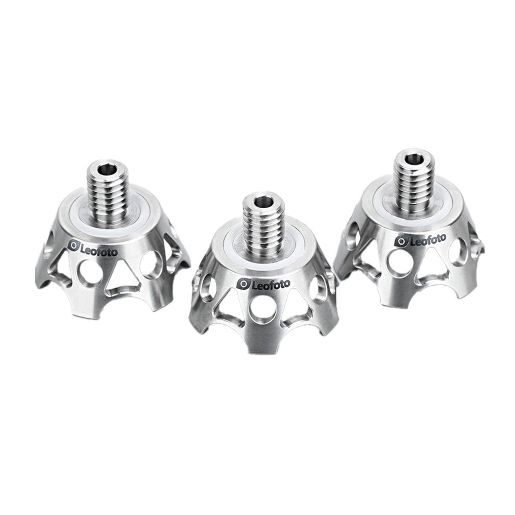 Leofoto TF-02 Titanium Tripod Claws for 3/8″ Threaded Tripod Legs