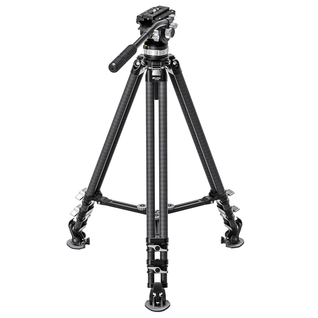 Leofoto LVC-253C Cinematic Video Series 3 Section Tripod with BV-15 Video Head