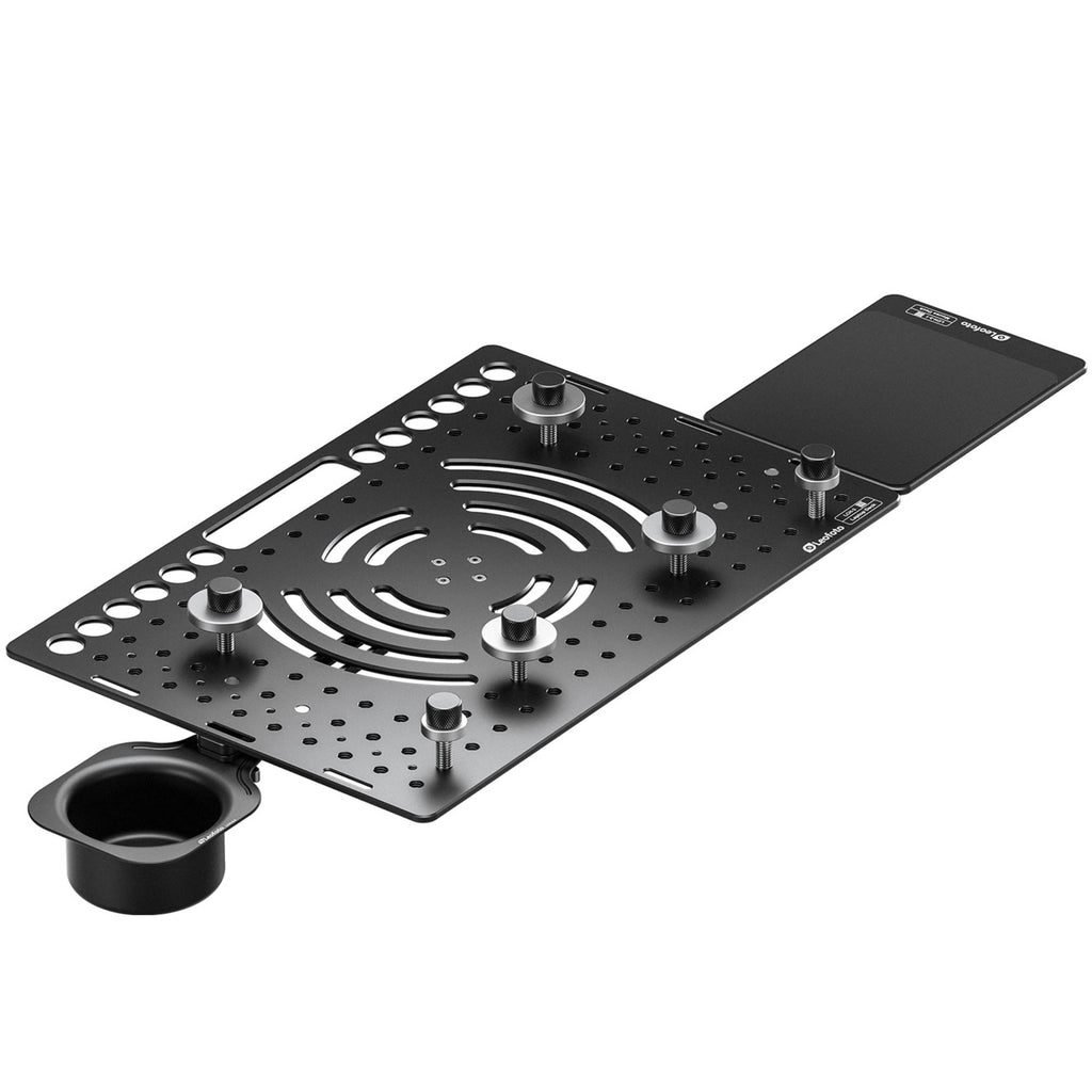 Leofoto LCH-3 Kit Laptop Tray with Mouse Pad Deck and Cup Holder