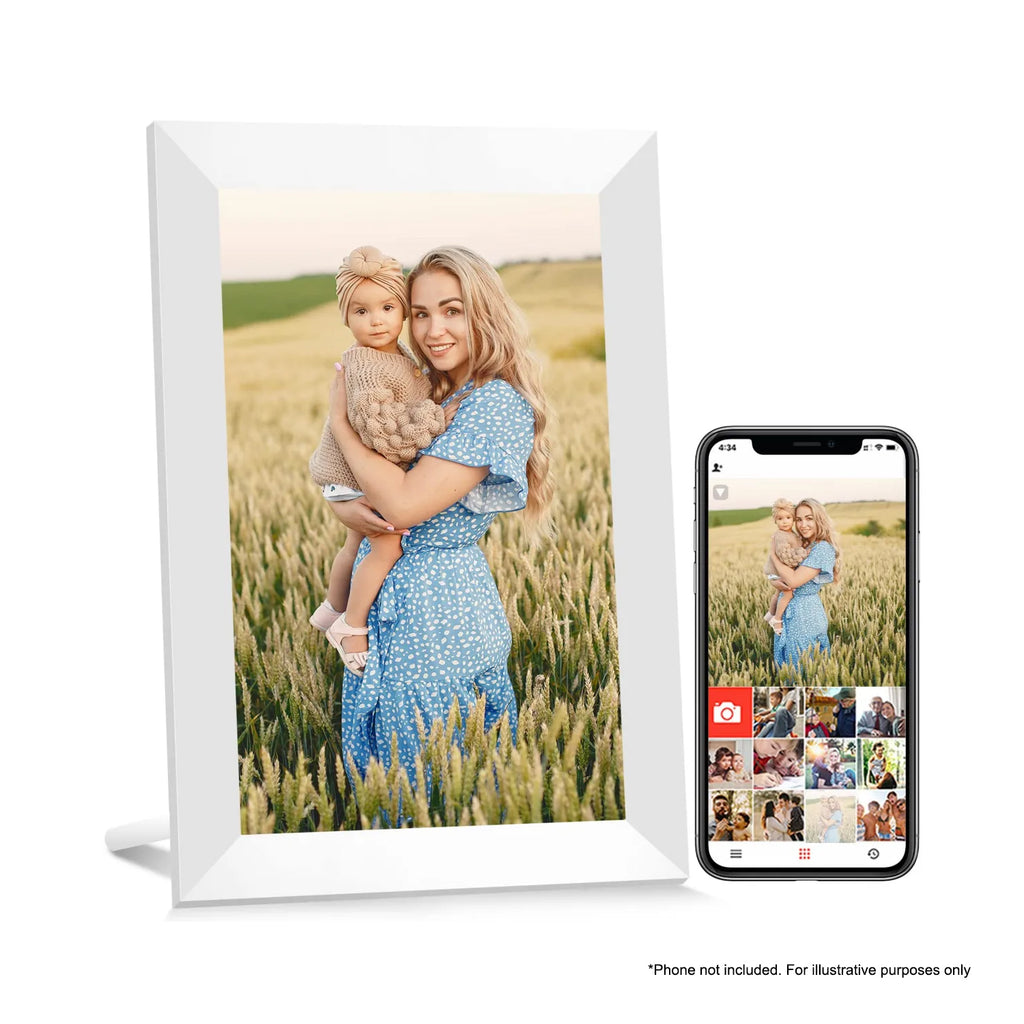 FireFly Frameo 10.1" Wi-Fi Digital Photo Frame (White)