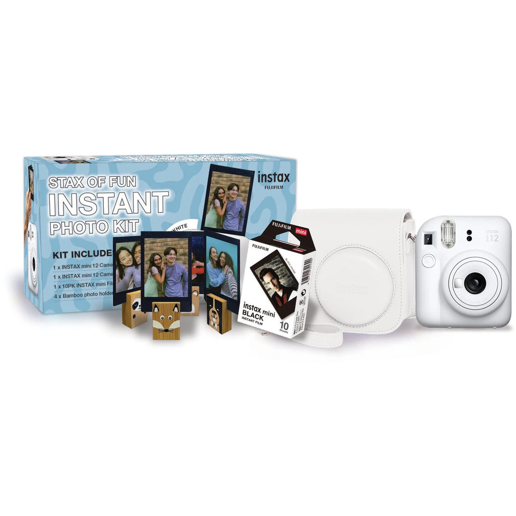 Fujifilm Instax Stax Of Fun Instant Photo Kit (Clay White)