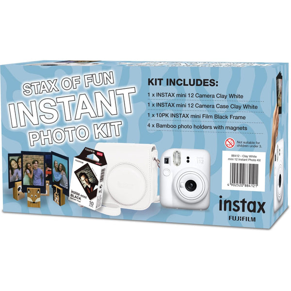 Fujifilm Instax Stax Of Fun Instant Photo Kit (Clay White)