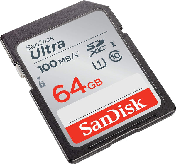 SanDisk Ultra SDXC 64GB UHS-I 100MB/s R Memory SD Card