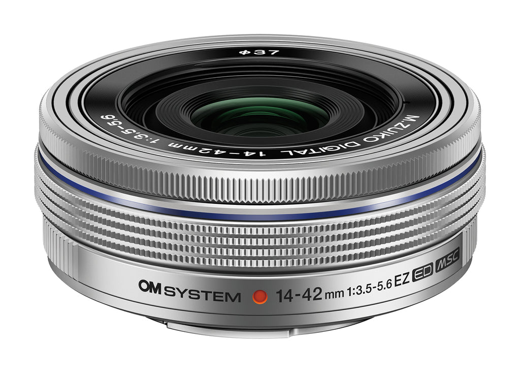 OM System M.Zuiko ED 14-42mm f/3.5-5.6 EZ Lens (Silver)