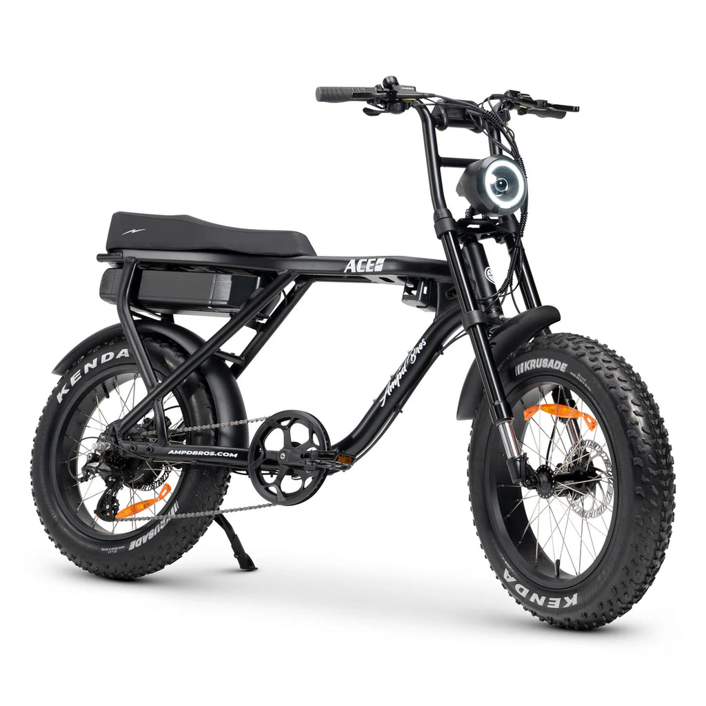 Ampd Bros Ace-X Plus+ Electric Bike (Matte Black)