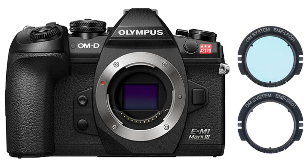 OM System E-M1 Mark III ASTRO Mirrorless Camera Body (Black)