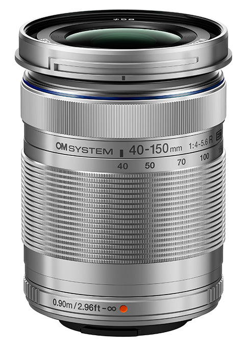 OM System M.Zuiko ED 40-150mm f/4-5.6 R Lens (Silver)