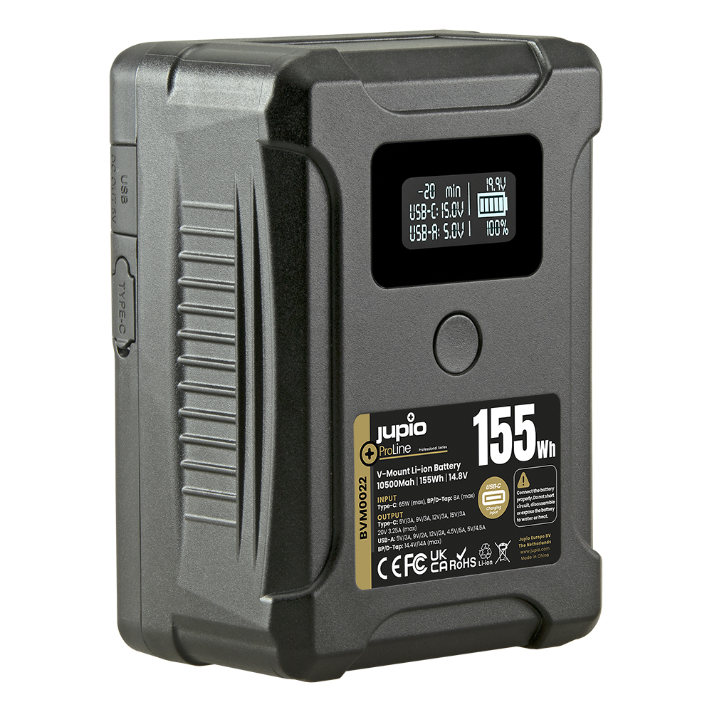 Jupio ProLine 155W Extreme V-Mount Battery