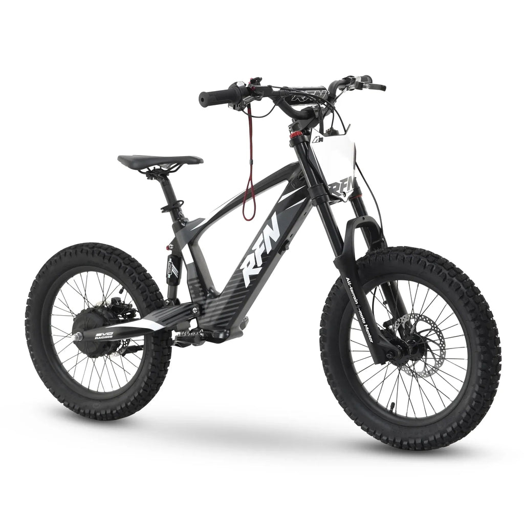 RFN Evo Racing 18inch Kids Electric Bike (Shadow Black)