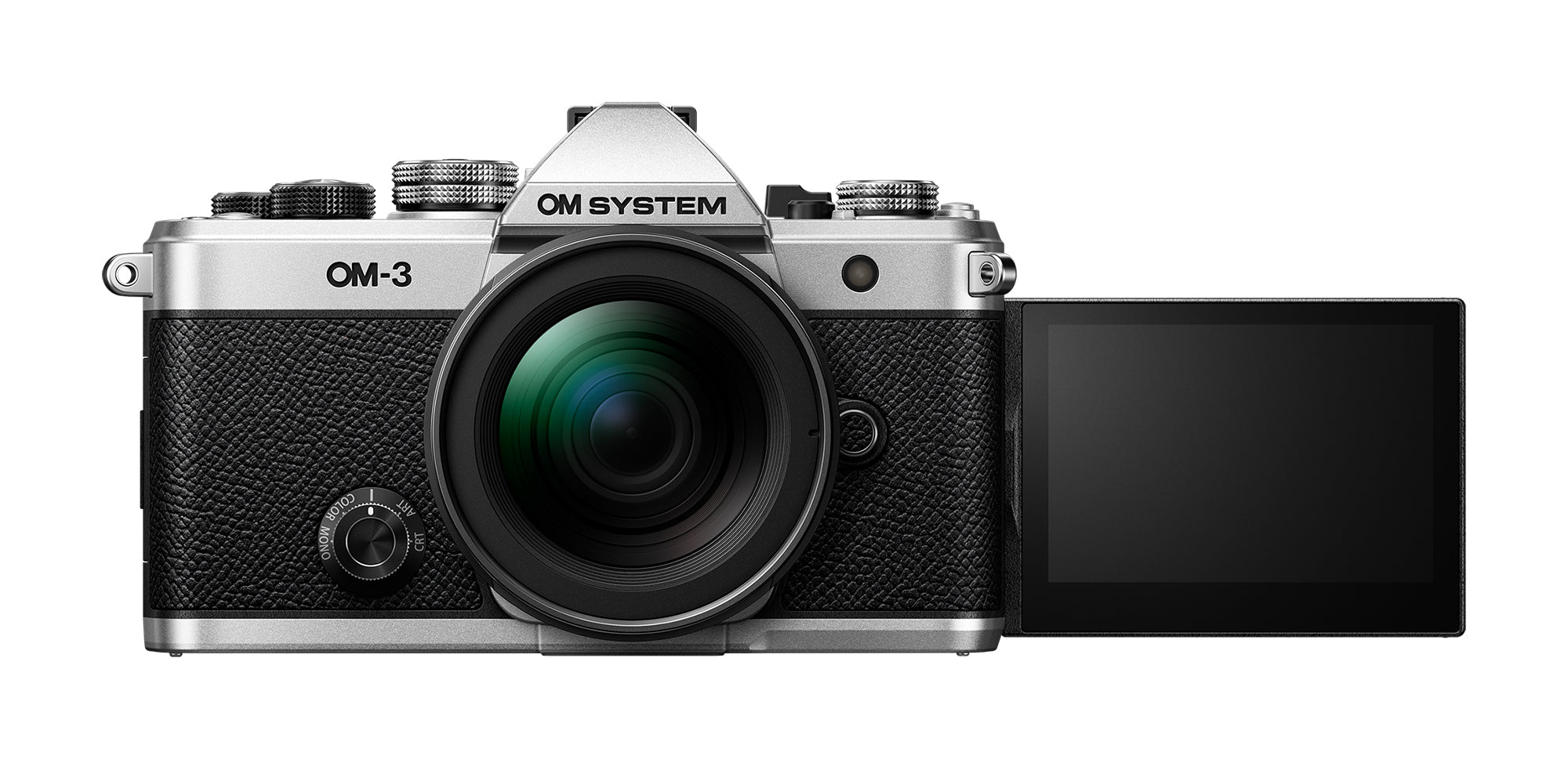 OM System OM-3 Camera Body (Silver) with 12-45mm Lens