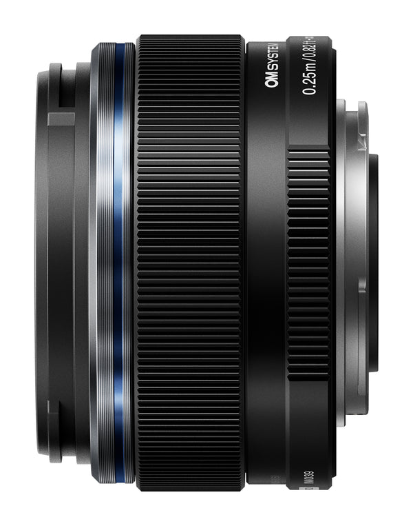 OM System M.ZUIKO Digital 17mm f/1.8 II Lens (Black)