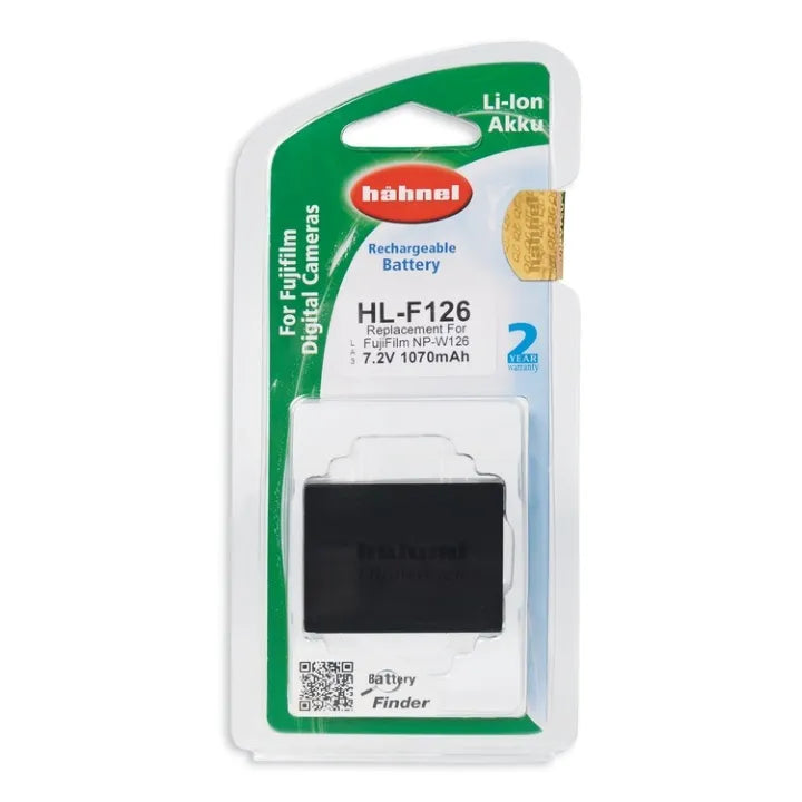 Hahnel NP-W126 1070mAh 7.2V Battery for FUJIFILM