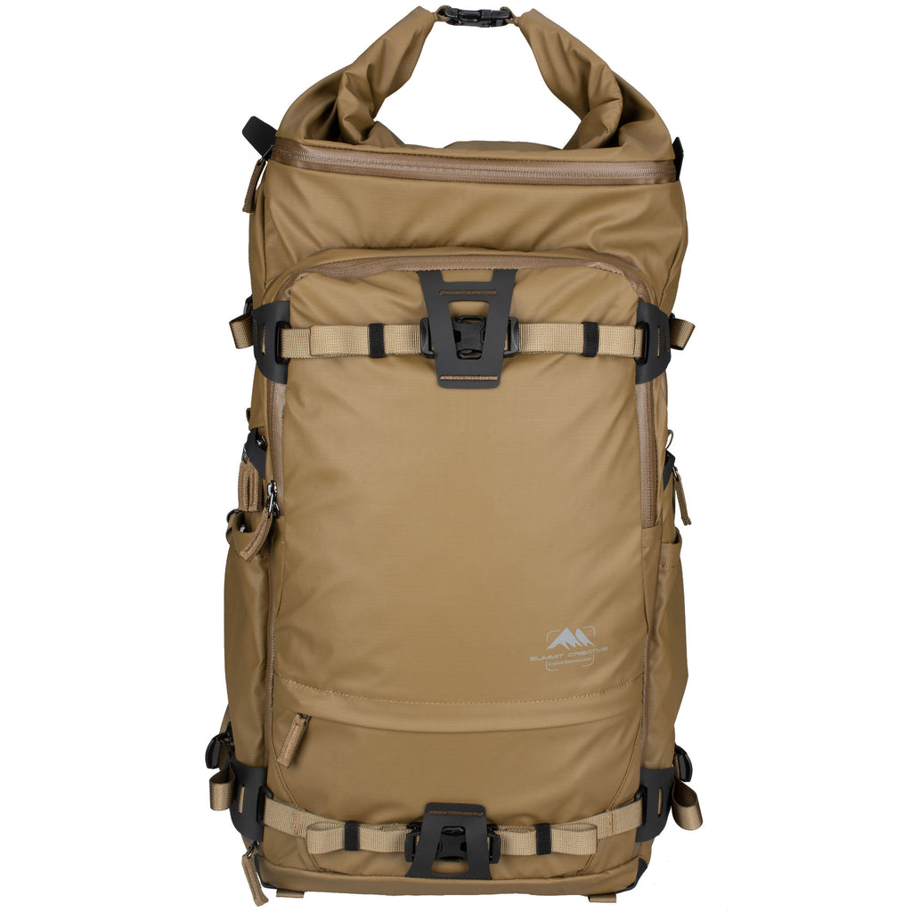 Summit Creative XLarge Rolltop Camera Backpack Tenzing 50L (Champagne)