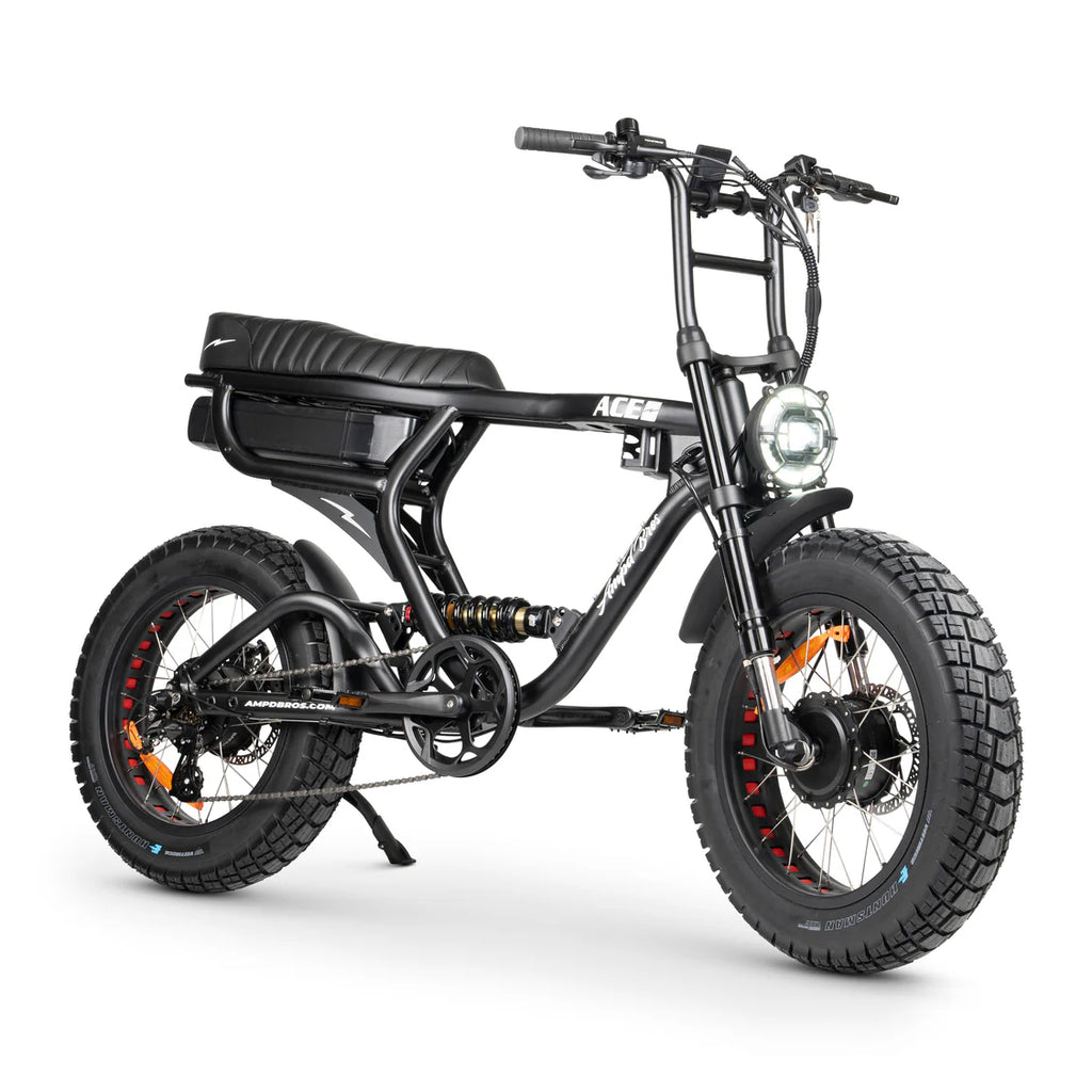 Ampd Bros Ace X Demon Dual Motor Electric Bike (Matte Black)