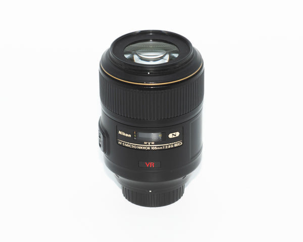 Nikon AF-S Micro NIKKOR 105mm f/2.8G IF-ED VR Lens with Hood and Caps (Second Hand)