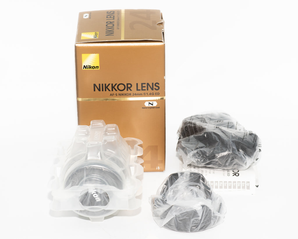 Nikon AF-S NIKKOR 24mm f/1.4G ED Lens Mint in Box (Second Hand)