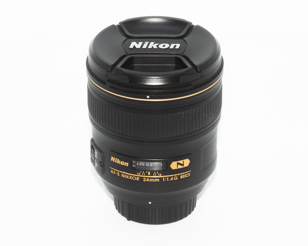 Nikon AF-S NIKKOR 24mm f/1.4G ED Lens Mint in Box (Second Hand)