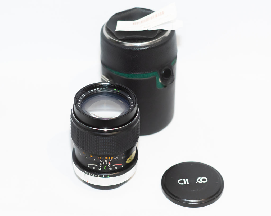 CIMKO FD 135mm Lens with Case and Caps 350673 For Canon FD (Second Hand)