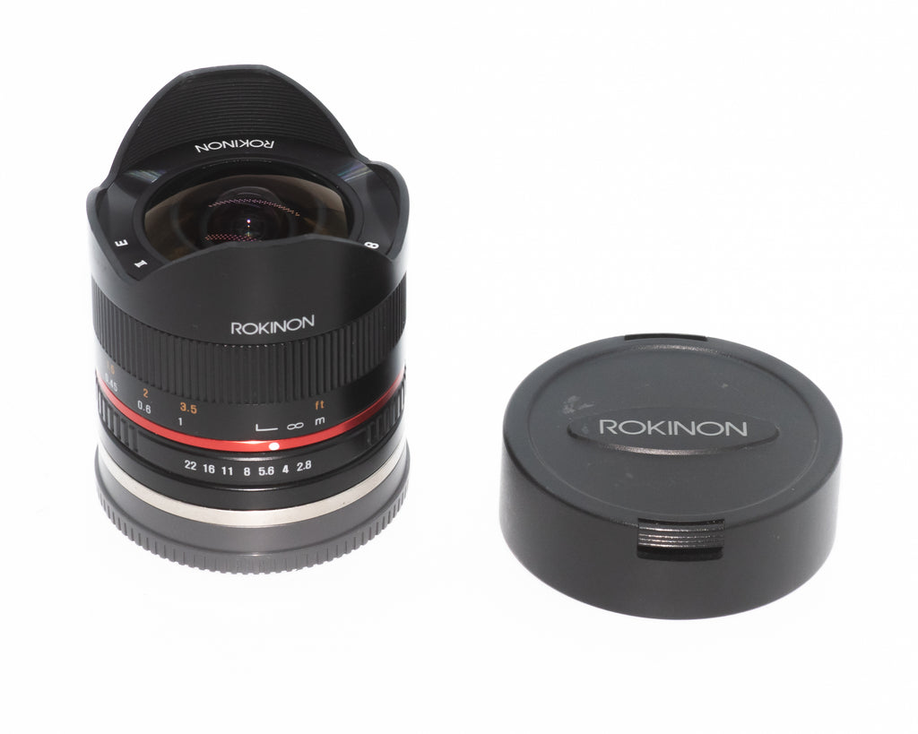 Rokinon MF 8mm f/2.8 Fisheye II UMC Lens for Sony E-Mount with Caps (E216F5473) (Second Hand)