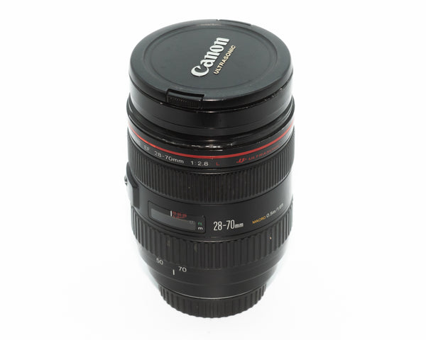 Canon EF 28-70mm f/2.8L Series Lens with Caps and Pouch (35655) (Second Hand)