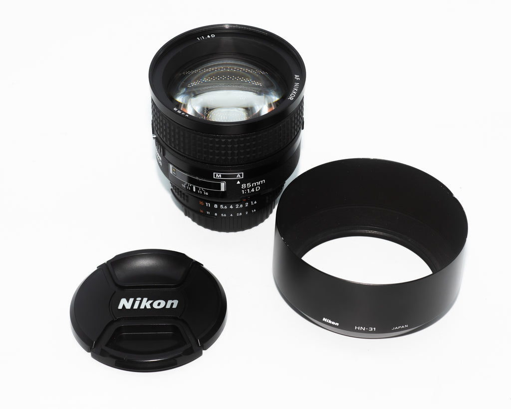 Nikon AF-D NIKKOR 85mm f/1.4 D Lens with Hood (Second Hand)