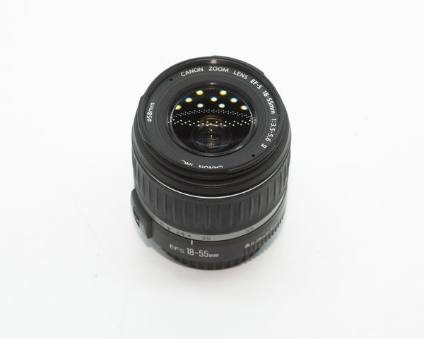 Canon EF-S 18-55mm f/3.5-5.6 II Lens with Caps (Second Hand)