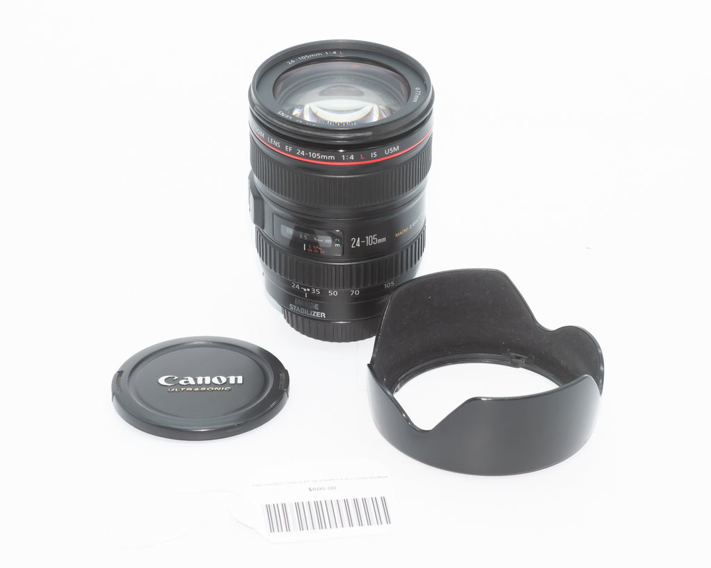 Canon EF 24-105mm f/4 IS L Lens 4428694 (Second Hand)