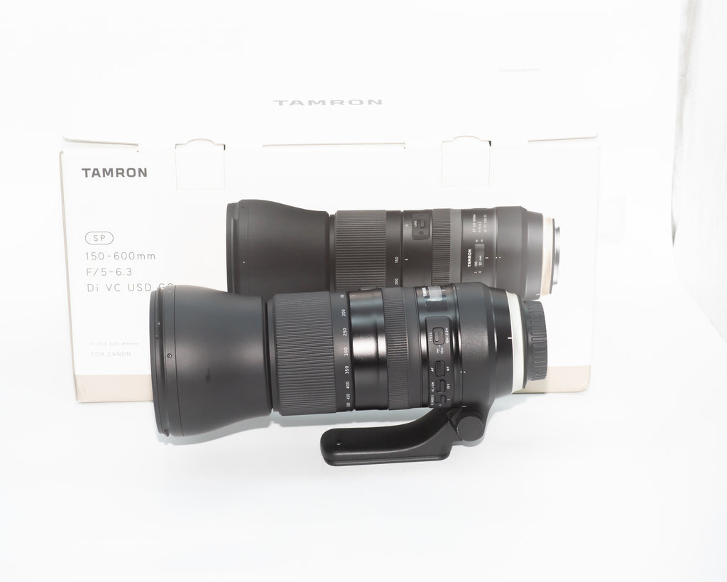 Tamron SP 150-600mm f/5-6.3 DI VC USD G2 Lens for Canon with Box Hood and Caps (Second Hand)