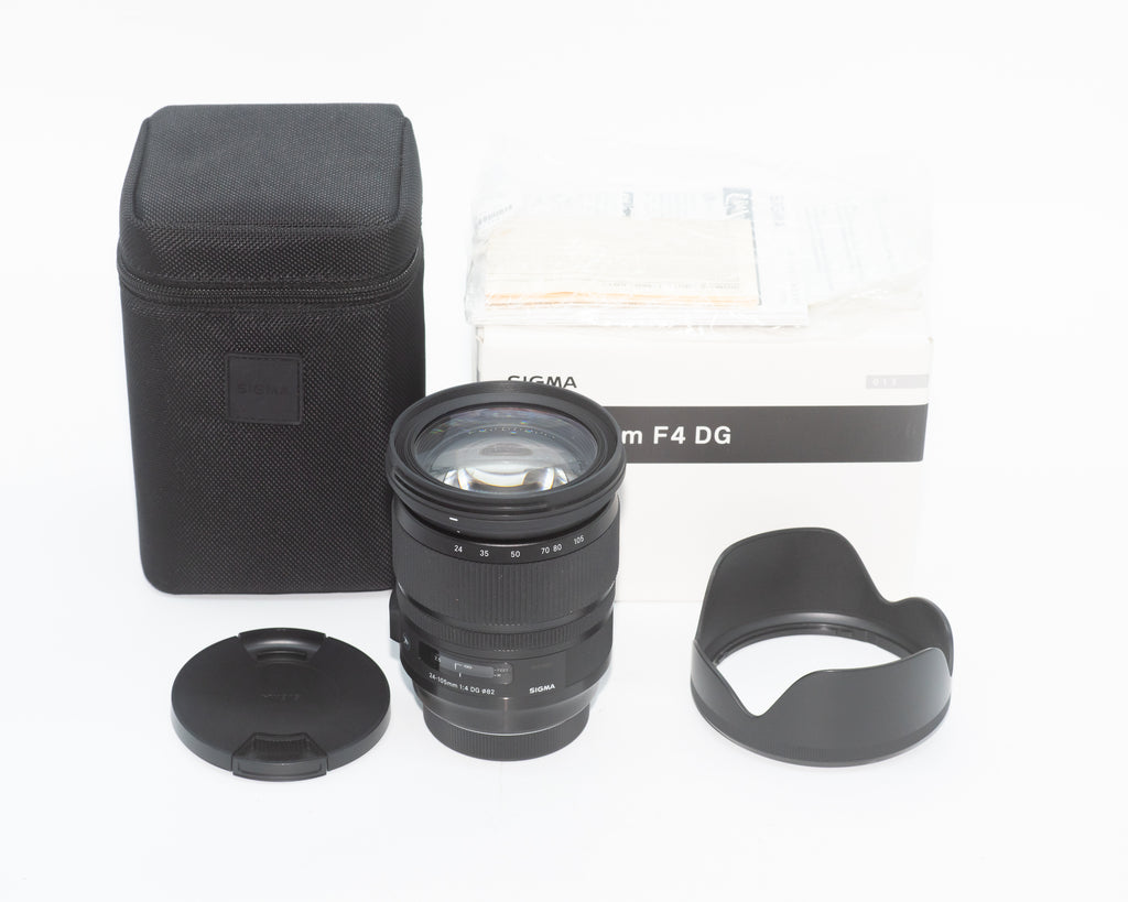 Sigma 24-105mm f/4 DG OS HSM ART Lens for Canon EF In Box w/Hood and Caps (Second Hand)