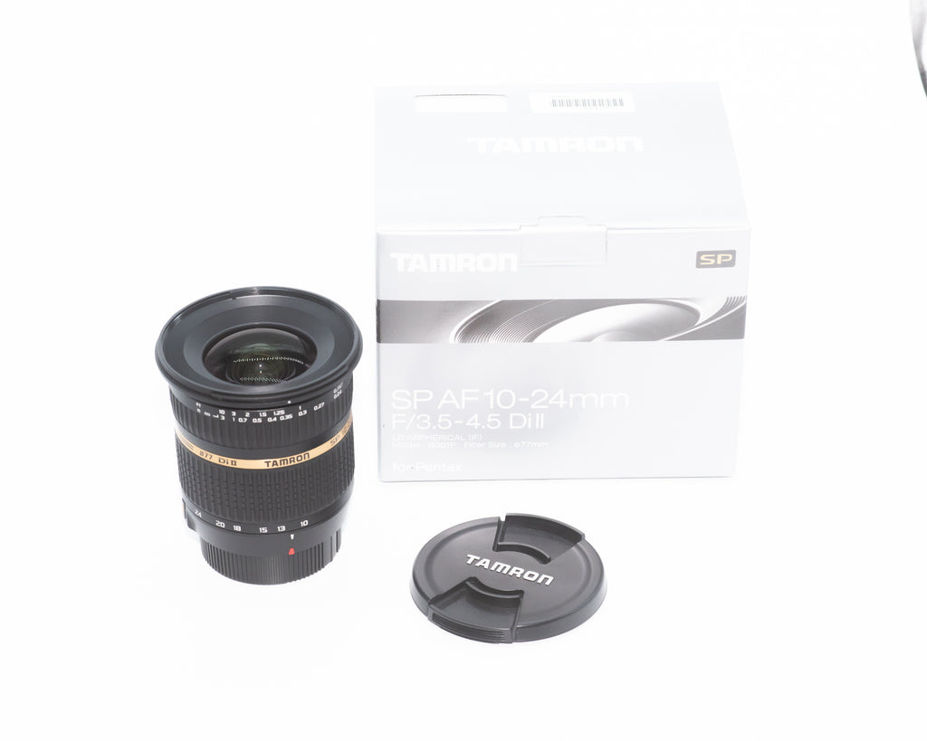 Tamron SP AF 10-24mm f/3.5-4.5 Di II Lens for Pentax in Box 002817 (Second Hand)