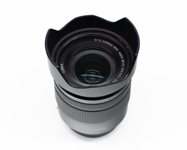 Panasonic G Vario 12-60mm f/3.5-5.6 ASPH Lens & Accessories XBBFL102894 (Second Hand)