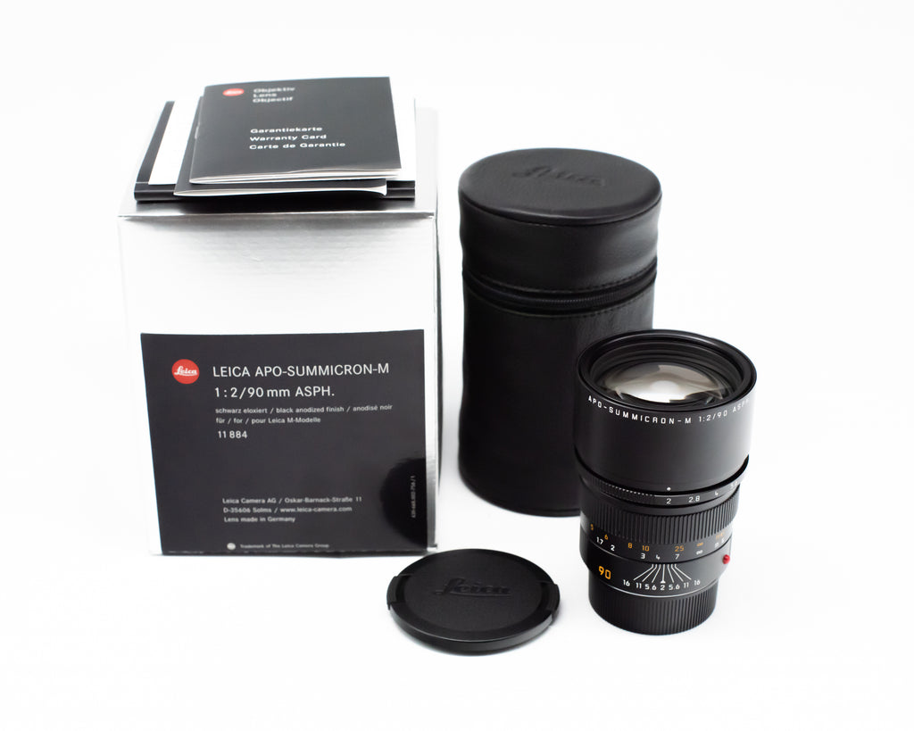 Leica APO Summicron-M 90mm f/2 ASPH Lens Mint in Box 4076148 (Second Hand)