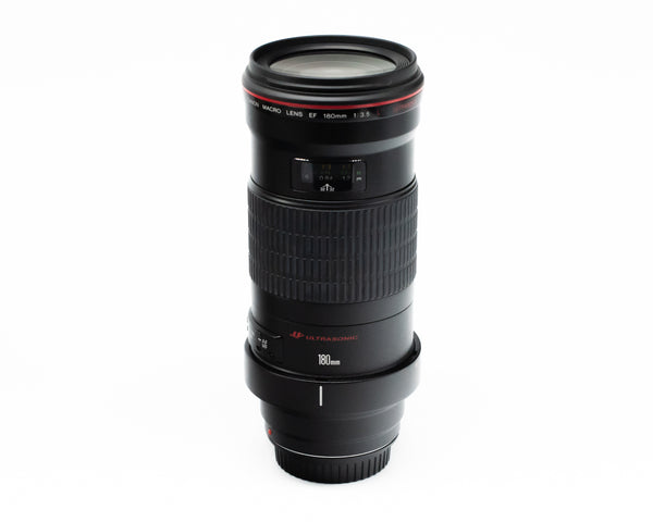 Canon EF 180mm f/3.5L USM Macro Lens with Hood Caps & Pouch (Second Hand)