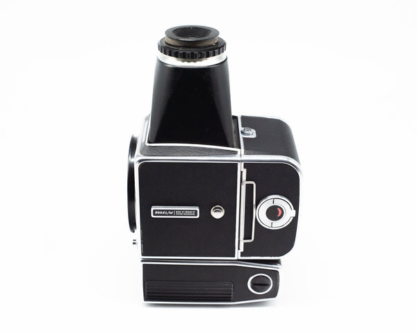 Hasselblad 500EL/M Camera Body Chrome with A12 Back & Magnifying Hood Finder (RH1323629/RT3293974) (Second Hand)