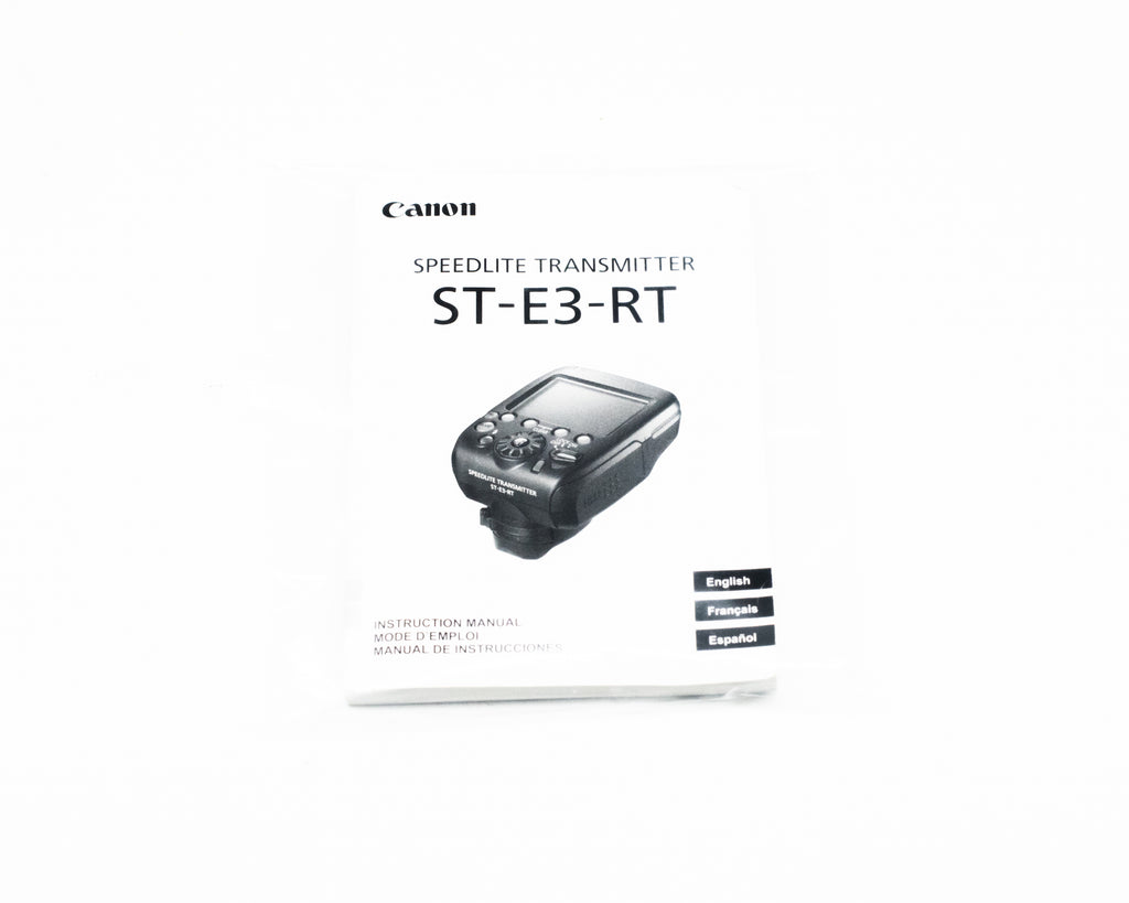 Canon Speedlite Transmitter ST-E3-RT Instruction Manual English (Second Hand)