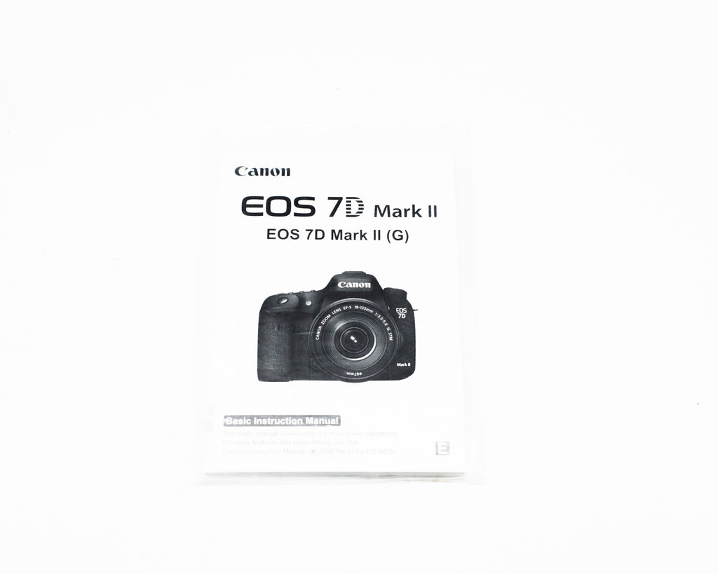 Canon EOS 7D Mark II Instruction Manual English (Second Hand)